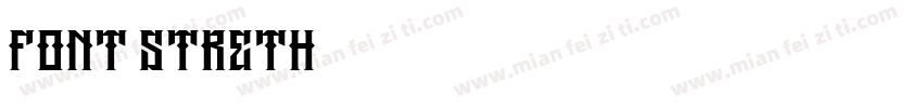 font streth字体转换
